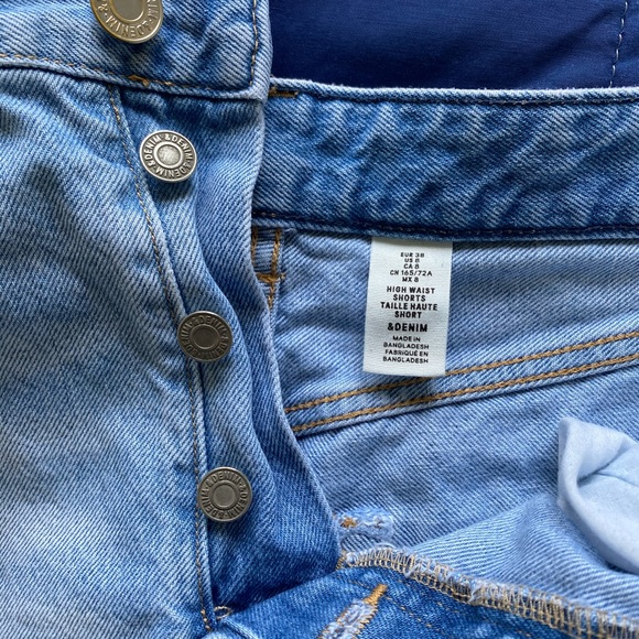 High waisted jean shorts from H&M - Picture 3 of 4